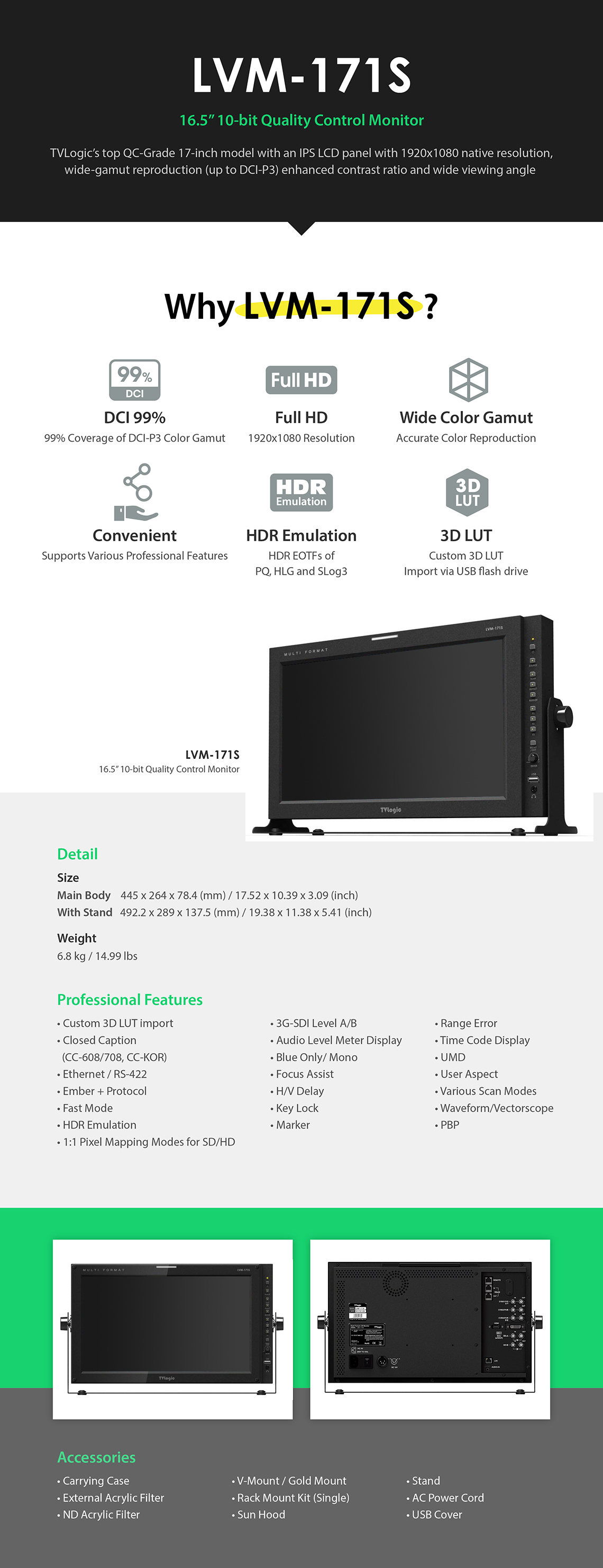 TVLogic LVM-171S 17" view 3